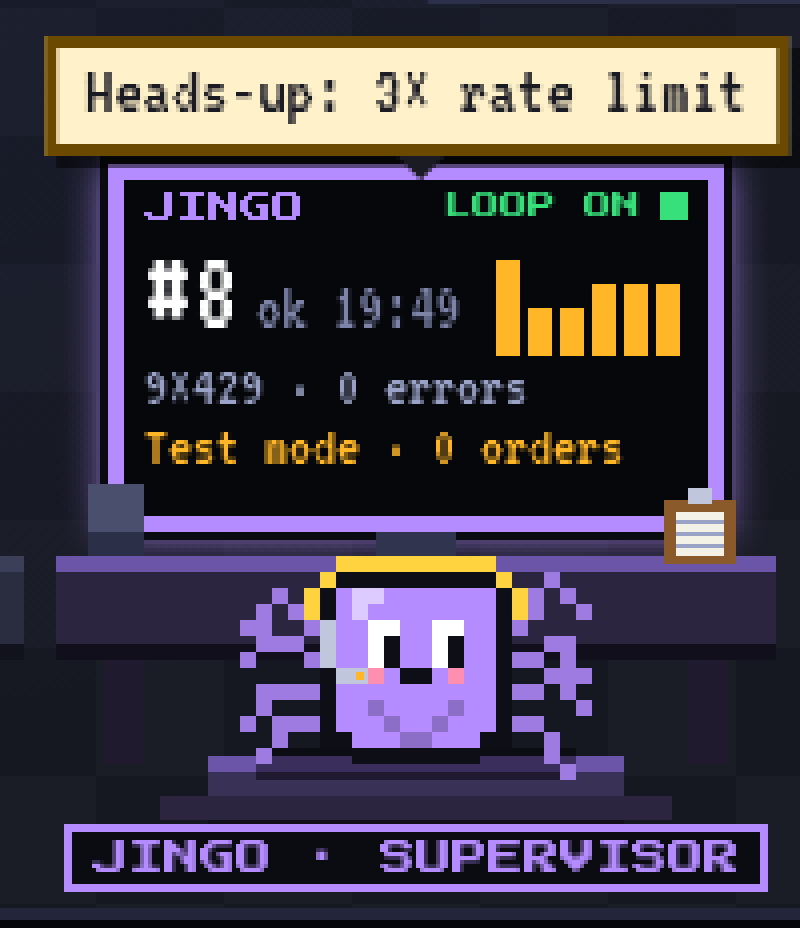 Jingo at the Shadow Desk