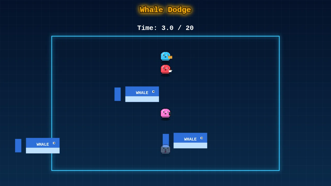 Minigame Whale Dodge
