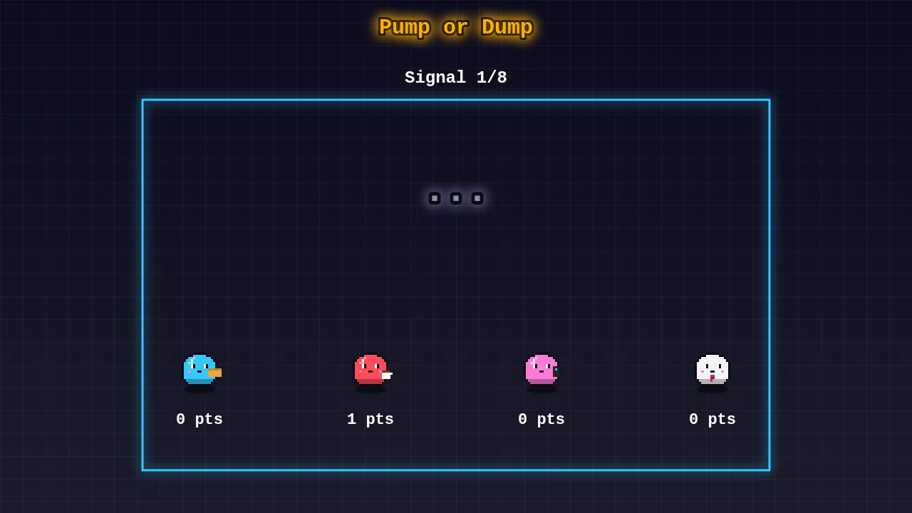 Minigame Pump or Dump